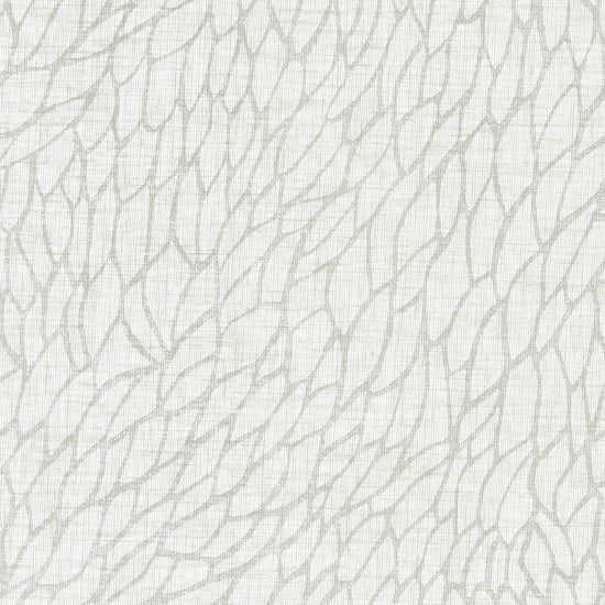 Corallino Sheer Chalk Silver Sheer Voile Fabric by the Metre