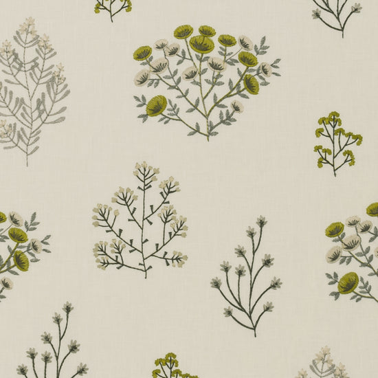 Floris Chartreuse Upholstered Pelmets