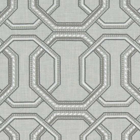 Repeat Silver Fabric by the Metre