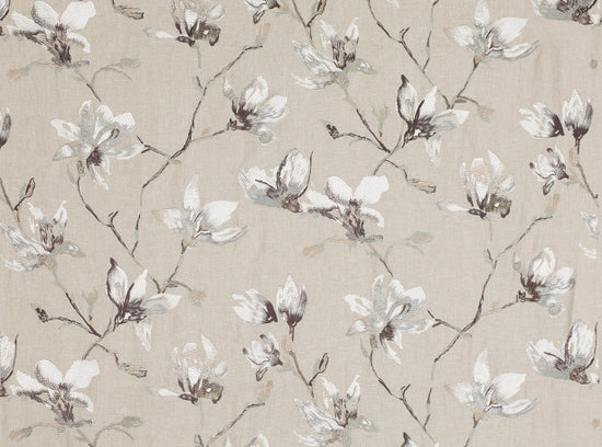 Saphira Embroidered Slate 7748-02 Fabric by the Metre