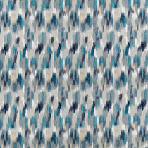 Nakino Embroidered Moroccan Blue 7965-02 Upholstered Pelmets