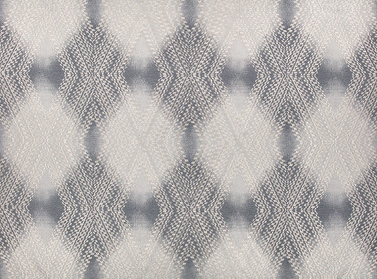 Hito Embroidered French Grey 7970-01 Fabric by the Metre