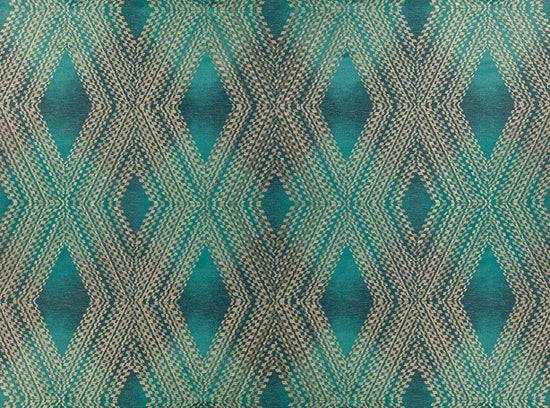 Hito Embroidered Indian Green 7970-05 Fabric by the Metre