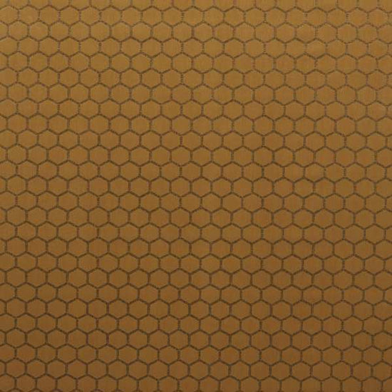 Hexa Gold Fabric by the Metre