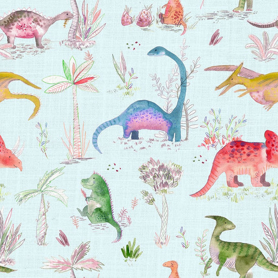 Dinos Dusk Fabric by the Metre