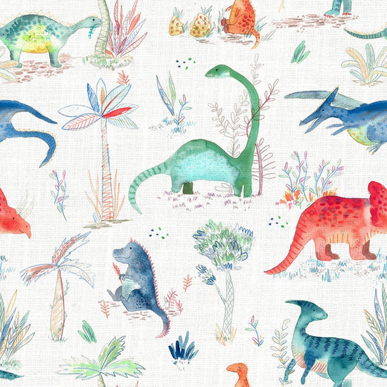 Dinos Primary Fabric by the Metre