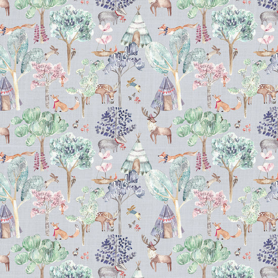 Woodland Adventures Lilac Fabric by the Metre