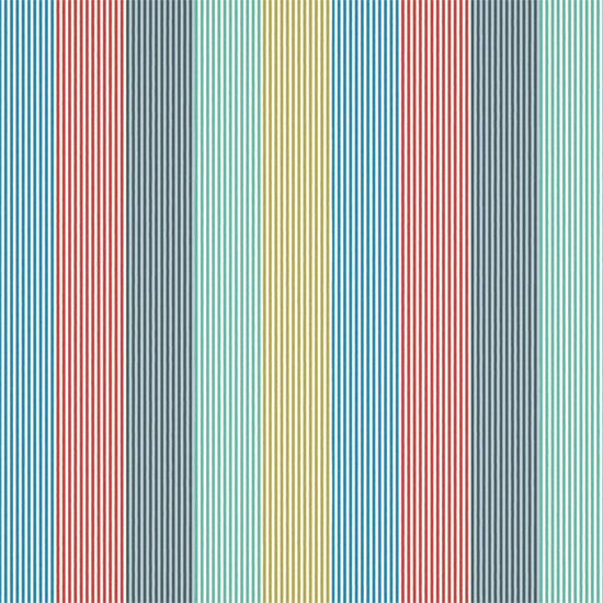 Funfair Stripe Ink 133551 Curtain Tie Backs