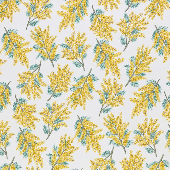 Mimosa Flower Citrine Fabric by the Metre