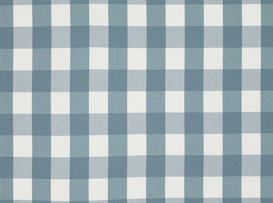 Kemble Cotton Oxford Blue 7941 12 Upholstered Pelmets