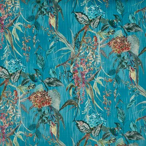 Botanist Peacock 3913-788 Fabric by the Metre