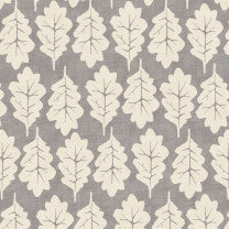 Oak Leaf Pewter Curtains