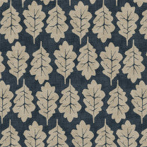 Oak Leaf Midnight Fabric by the Metre Oak Leaf Midnight Fabric by the Metre