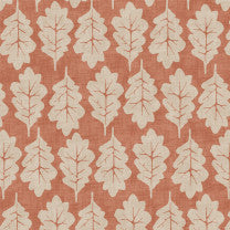 Oak Leaf Paprika Roman Blinds