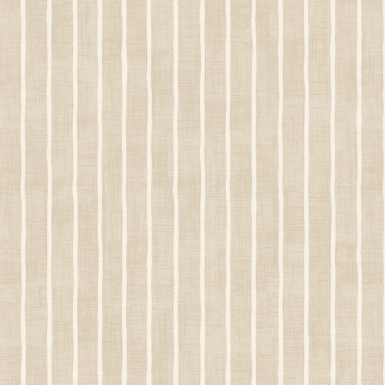 Pencil Stripe Nougat Fabric by the Metre