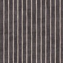 Pencil Stripe Ebony Upholstered Pelmets