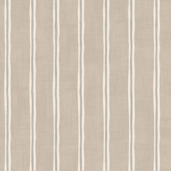 Rowing Stripe Oatmeal Upholstered Pelmets