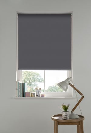 Dusk Charcoal Roller Blinds