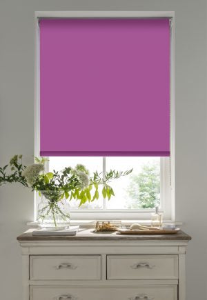 Twilight Petunia Roller Blinds