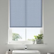 April Showers Blue Roller Blinds