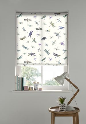 Dragonflies Cream Roller Blinds