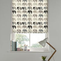 Elephants Natural Roller Blinds