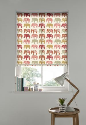 Elephants Spice Roller Blinds