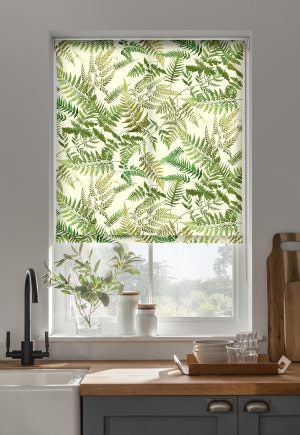 Fern Glade Linen Roller Blinds