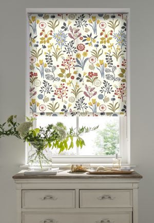 Frida Indigo Roller Blinds