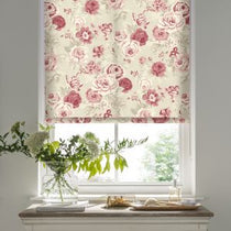 Genevieve Raspberry Roller Blinds