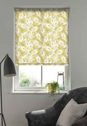 Harper Chartreuse Roller Blinds