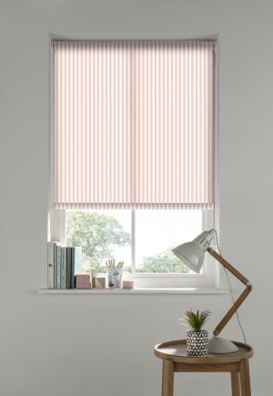 Party Stripe Pink Roller Blinds