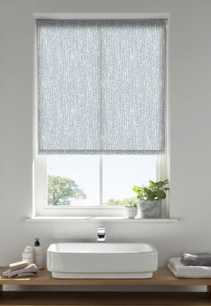 Rainfall Chambray Roller Blinds