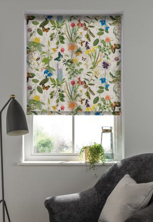 Secret Garden Linen Roller Blinds