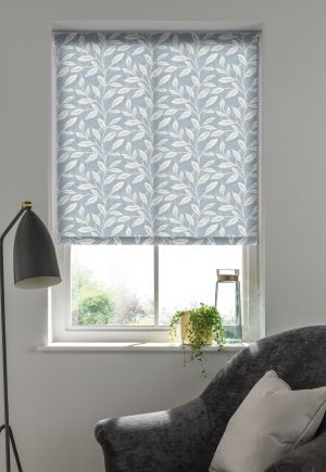 Terrace Trail Chambray Roller Blinds