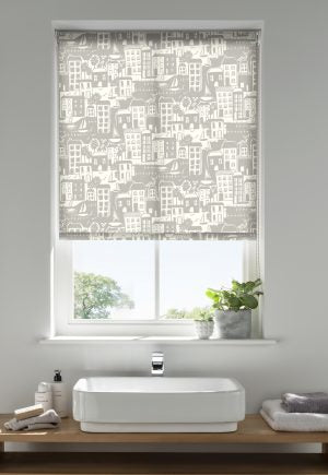 Waterside Grey Roller Blinds