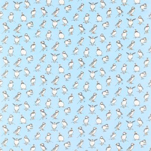 Atlantic Powder Blue Fabric by the Metre