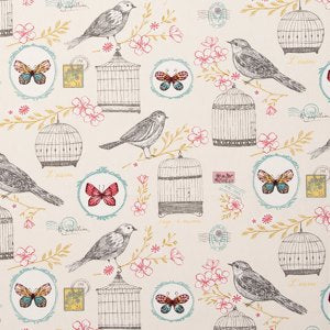 Melodie Natural Fabric by the Metre