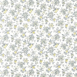 Ornella Charcoal Chartreuse Fabric by the Metre