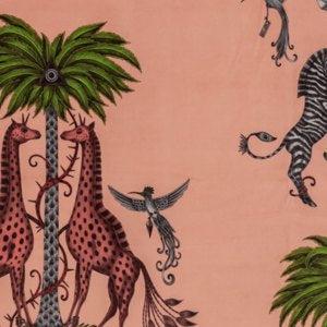 Creatura Velvet Pink Upholstered Pelmets