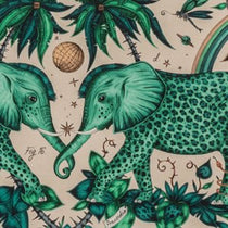 Zambezi Linen Green Upholstered Pelmets