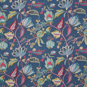 Azalea Navy Upholstered Pelmets