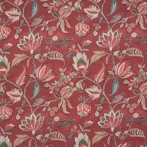 Azalea Cranberry Upholstered Pelmets