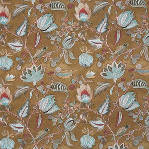 Azalea Nutmeg Fabric by the Metre