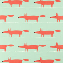 Mr Fox Sage Poppy 121027 Roman Blinds