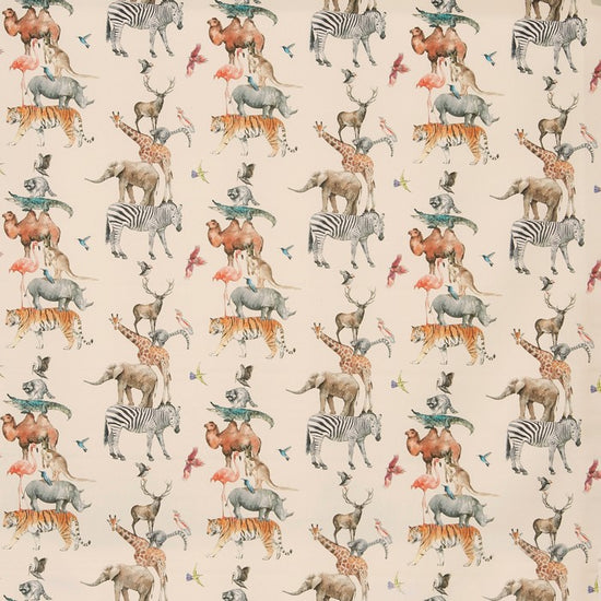 Animal Kingdom Rainbow Fabric by the Metre