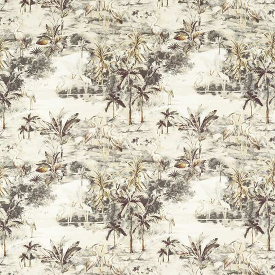Habitat Charcoal Linen Fabric by the Metre