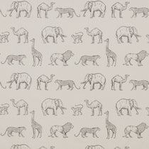 Prairie Animals Anthracite Roman Blinds