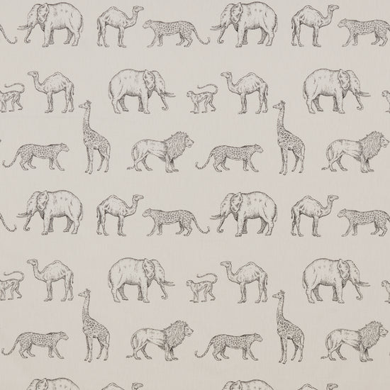 Prairie Animals Anthracite Roman Blinds