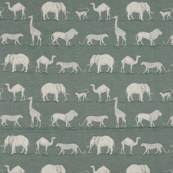Prairie Animals Seagrass Fabric by the Metre